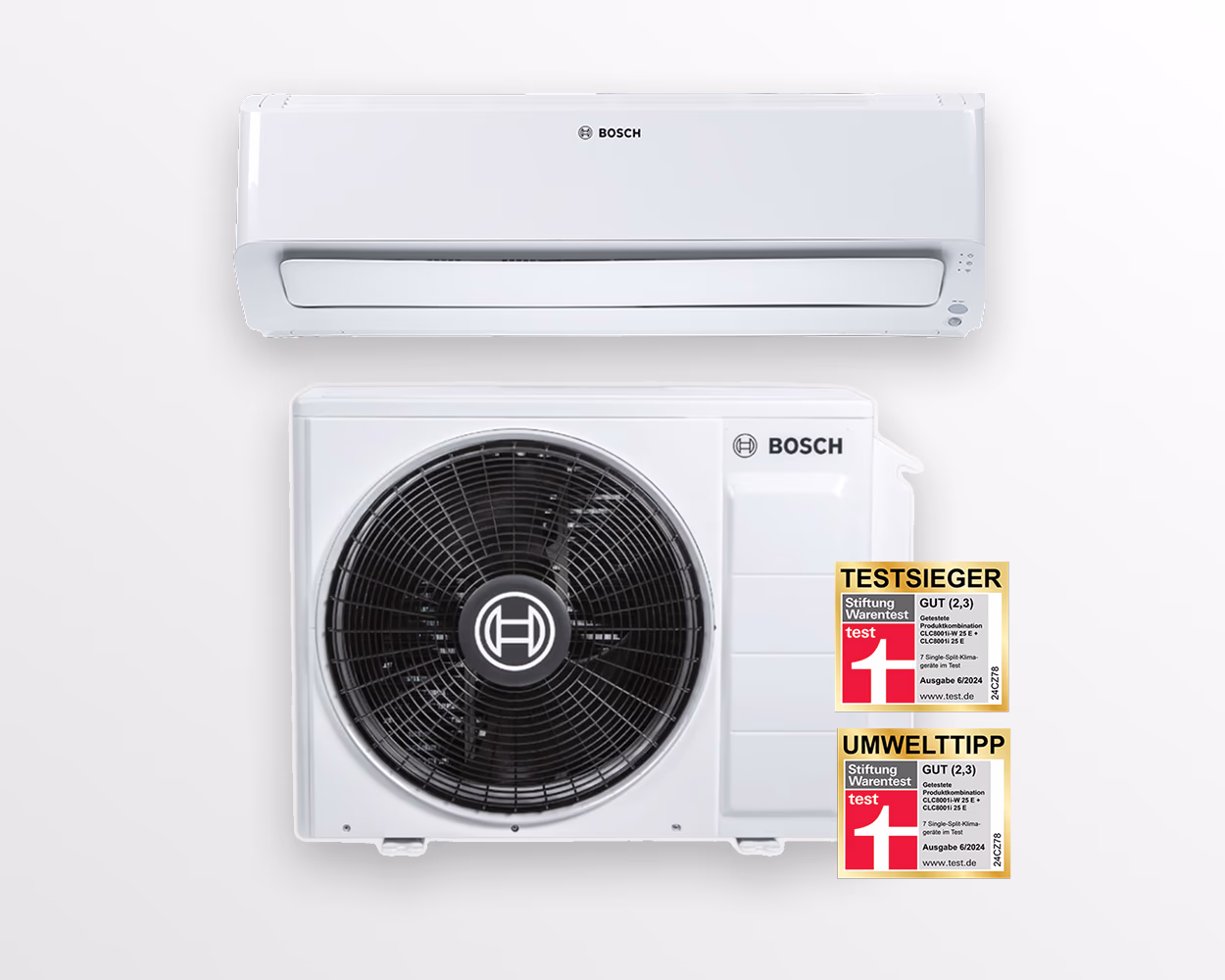 Bosch Climate Flagship-Modell Split-Klimaanlage Innen- und Außengerät